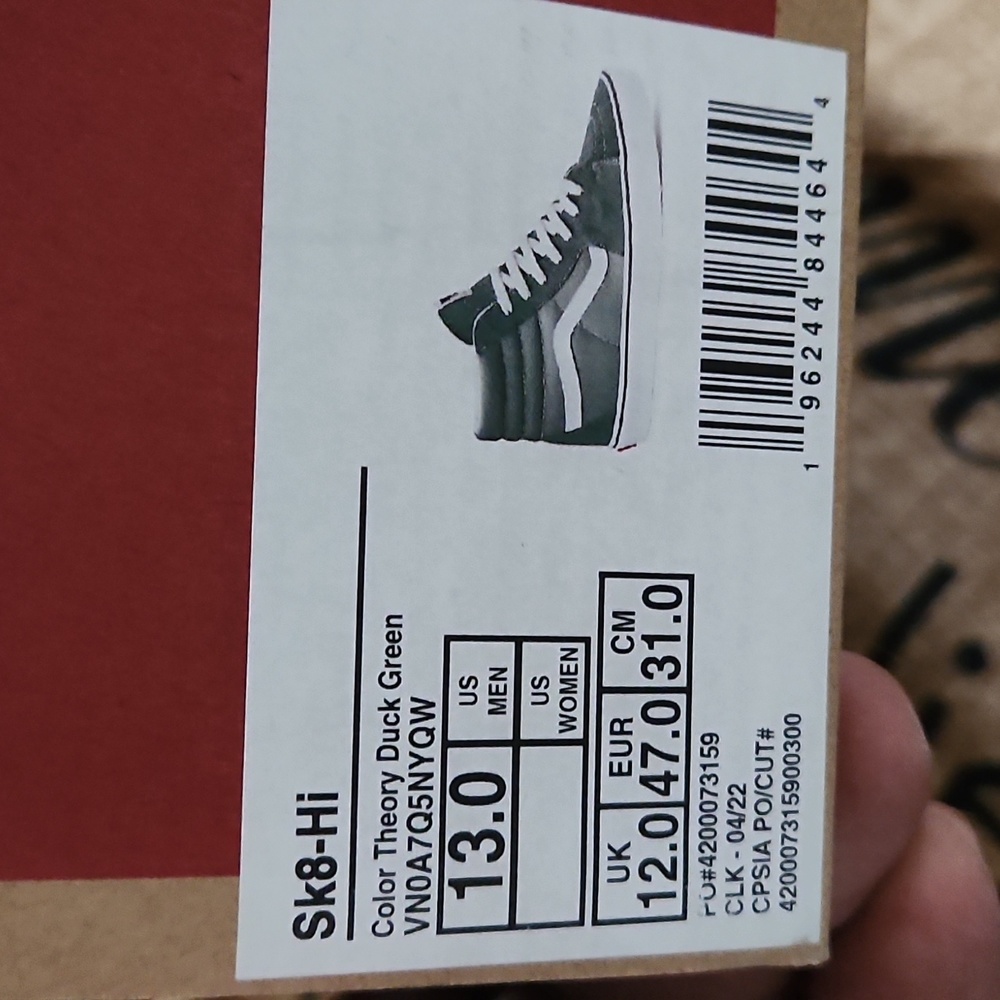 Vans size 13